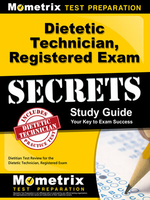 cover image of Dietetic Technician, Registered Exam Secrets Study Guide